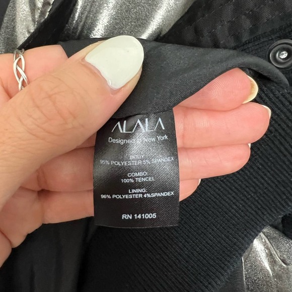 Alala Daze Jacket in Platinum Sz L Revolve Shopbop Lightweight Lined Hooded - Picture 11 of 12